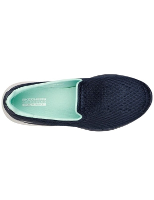Skechers Women's GOwalk 6 – Big Splash - Navy/Turquoise